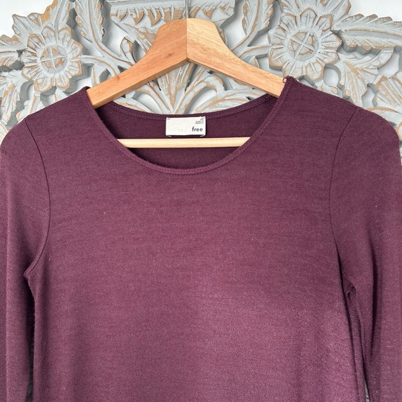 Aritzia Wilfred Free Burgundy Mini Dress – Size XS - Picture 5 of 5